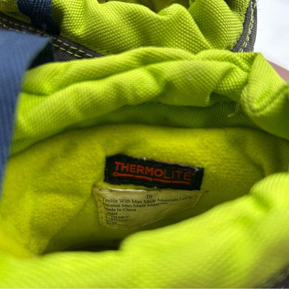 Waterproof Toddler Snow Boots Size 10 | Fleece Lined | Monster Dino Winter Boot - Picture 8 of 10